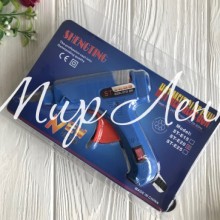 Клеевой термопистолет с выключателем (SHENGTING), 20 W, под стержни 7 мм, синий