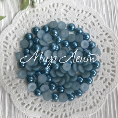 Полубусина, 8 мм, бирюзовый, 250 г