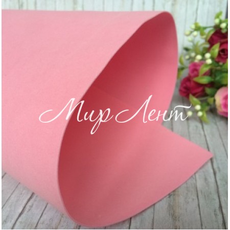 Фоамиран, 1 мм, светло-розовый, 50 х 50 см, упаковка 10 шт.