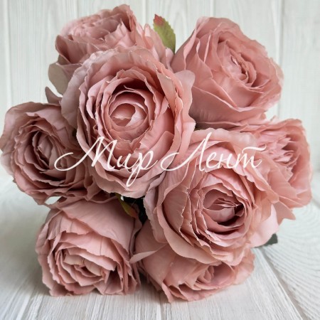 Букет троянди (С30481), 48 см, пудровий, шт.