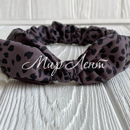 Повязка софт солоха леопард, 25 см, черничная, шт.