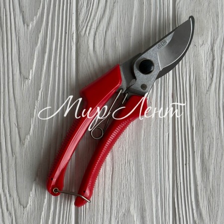 Секатор (T00587), 20 см, красный, шт.