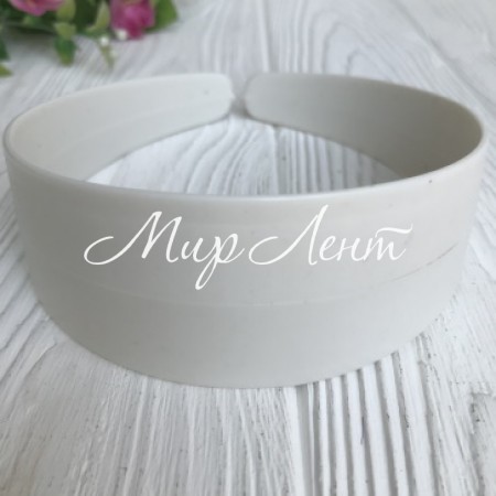 Заготовка для обруча, 4,2 см, белый (без зубчиков), упаковка 10 шт.