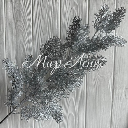 Ветка (30400), 62 см, серебро, шт.