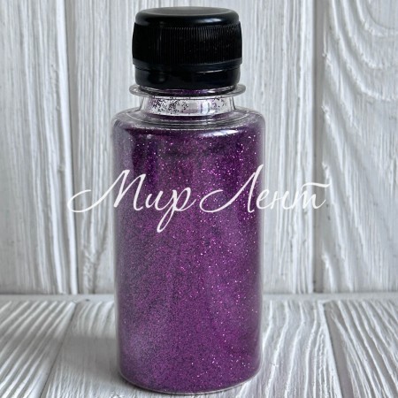 Присыпка глиттер (баночка), 1/96, темно-фиолетовый, упаковка 100 г