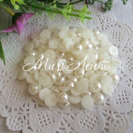 Полубусіна, 8 мм, молочний, 250 г