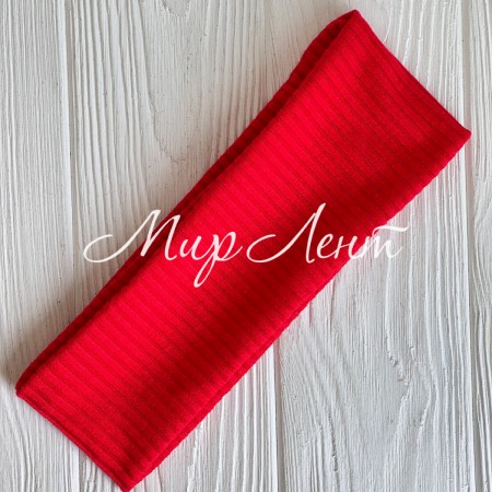 Повязка мустанг (широкая полоска) прямая, 21,5х7 см, красный, шт.