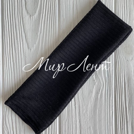 Повязка мустанг пряма, 7,5х20 см, чорний, шт.