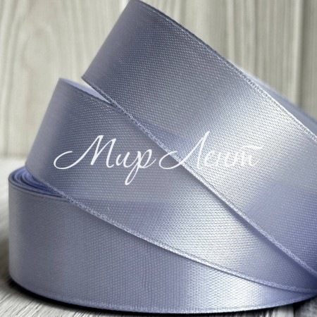 Атлас 2,5 см, світло-блакитно-ліловий, рулон 33 м, УПАКОВКА 5 рулонів