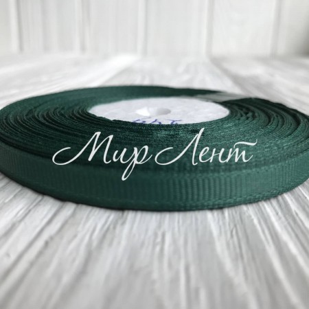 Репс 0,6 см, изумрудно-зеленый, рулон 23 м