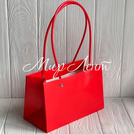 Влагостойкая сумочка большая, 18х14,5х8 см, красная, упаковка 10 шт.