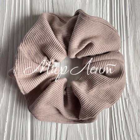 Скранч рубчик, 12 см, кофейный, шт.