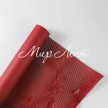 Перфорована паперова сітка, 50 см, бордова, рулон 9,2 метри