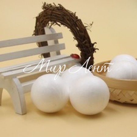 Пінопластова куля, 12 см, упаковка 2 шт.