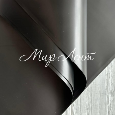 Пленка в листах "Матовый шелк" (J00298), черная, 58х58 см, упаковка 20 шт.