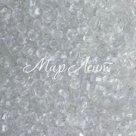 Кришталь, 4 мм, прозорий ромбовидний (пластик), упаковка 500 г