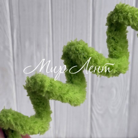 Плюшевая проволока (C10001), 20ммх100 см, оливковая, упаковка 5 шт.