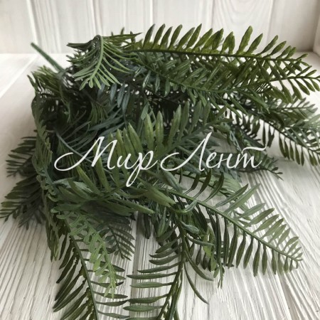 Ветка нефролеписа, 50 см, темно-зеленый, шт.