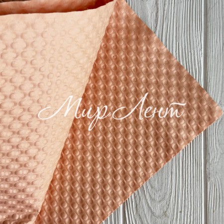 Влагостойкая текстурированная бумага, 53х53 см, персиковый, упаковка 10 шт.