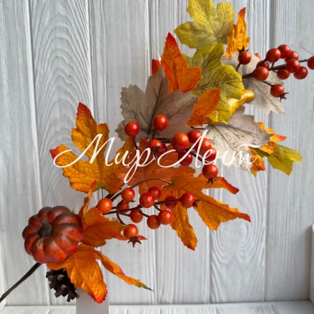 Осіння гілочка (С30536), 77 см, помаранчева, шт.