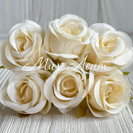 Азалия, 3,5 см, молочная, упаковка 48 шт.