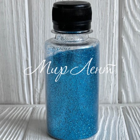 Присыпка глиттер (баночка), 1/96, бирюзовый, упаковка 100 г