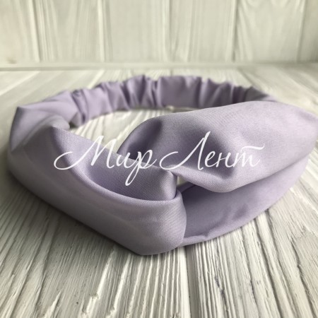 Повязка-переплет тканевая однотонная, 25 см, светло-лиловый, шт.