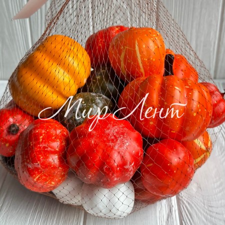 Осенний микс (тыквочки), большой, упаковка 21 шт.