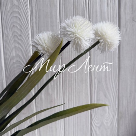 Ветка амбербоа, 60 см, белая, шт.