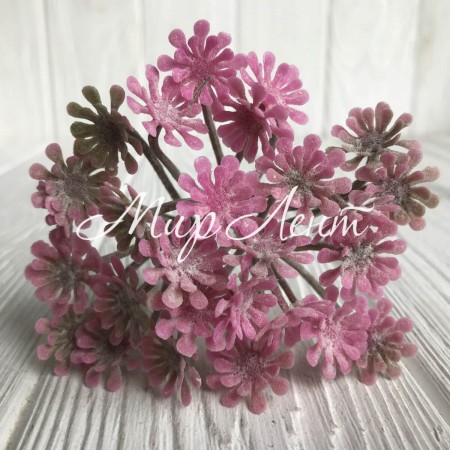 Гілочка вакса, 13 см, малиновий, упаковка 10 шт.