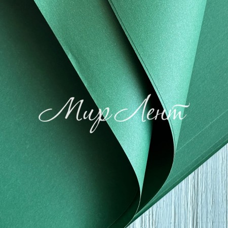 Бумага плотная в листах, 58х58 см, темно-зеленый, упаковка 10 шт.