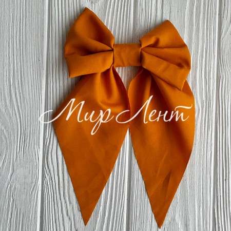 Бант платок софт маленький, 13х22 см, горчичный, шт.