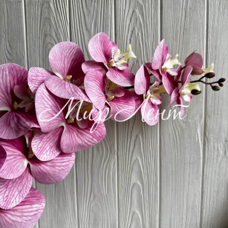 Ветка орхидеи, 110 см, розовая, шт.