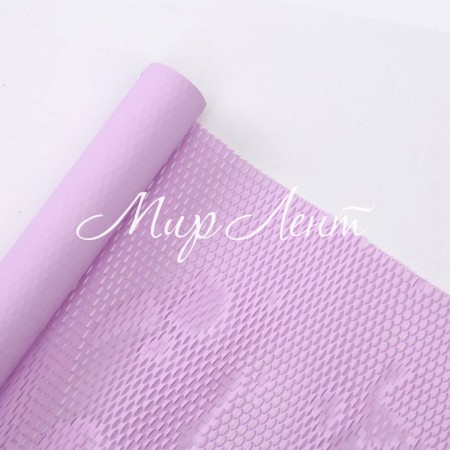 Перфорированная бумажная сетка, 50 см, сиреневая, рулон 9,2 метра