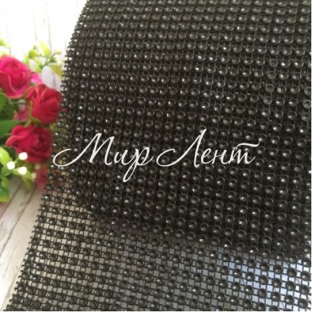 Шина, 11,5 см, черная, катушка 9 м