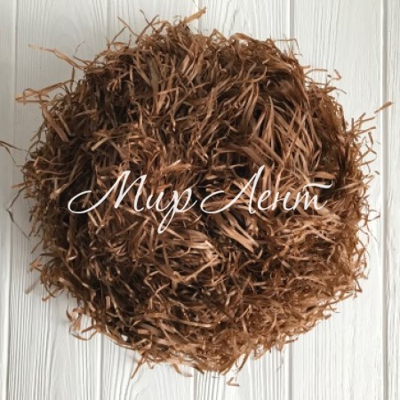 Наповнювач для коробок, шоколадний, упаковка 100 грам