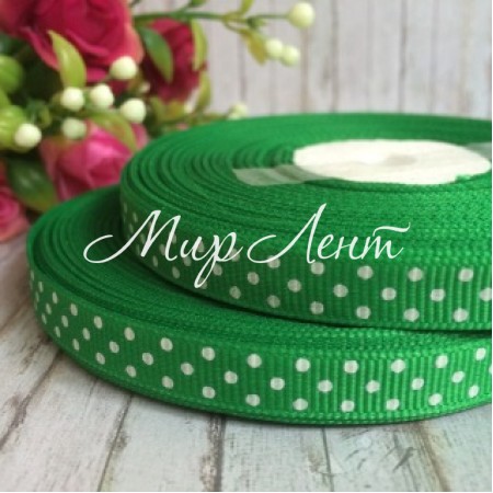 Репс 1 см горох, зелений, 23 м в рулоні