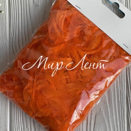 Пір'я (L00567), помаранчеві, упаковка