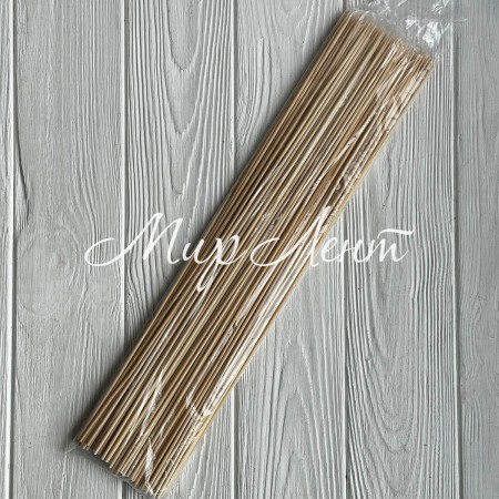 Бамбуковые палочки (тонкие), 25 см, натуральные, большая упаковка 200 шт.