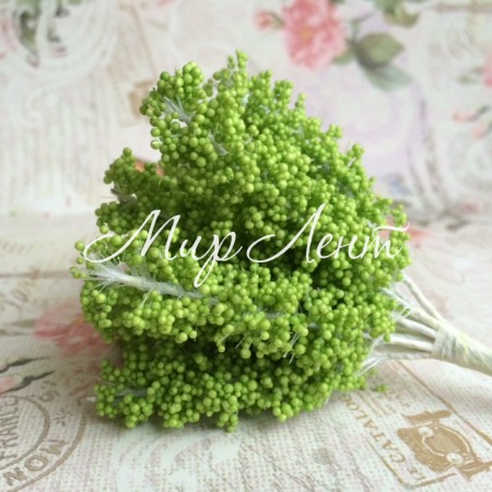 Травка-палочка, 10 см, зеленая, упаковка 144 шт.