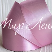 Атлас 5 см, светло-фиалковый, рулон 33 м