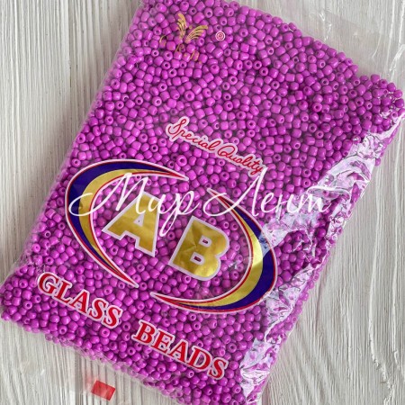 Бісер, розмір 6/0, бузковий (723), упаковка 400 г