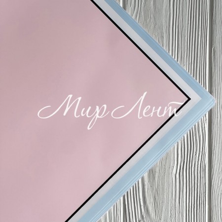 Калька с двойным кантом, 60х60 см, розовая, упаковка 20 шт.