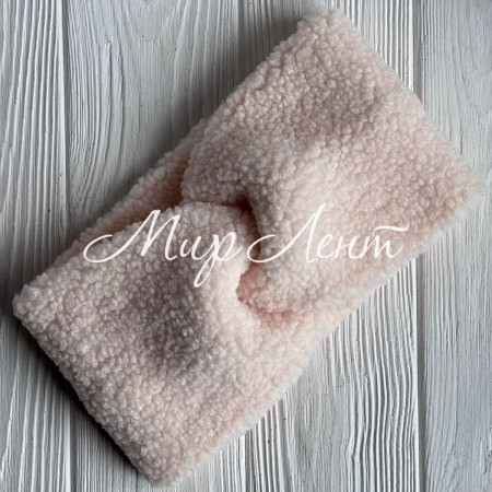 Повязка барашек, 12х23 см, молочный, шт.