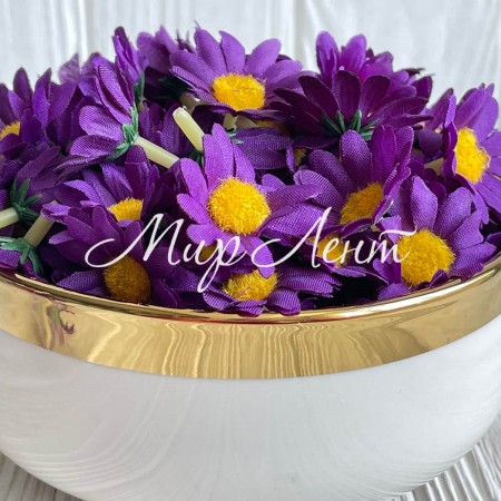 Бутон ромашки, 4 см, темно-фиолетовый, упаковка 200 шт.