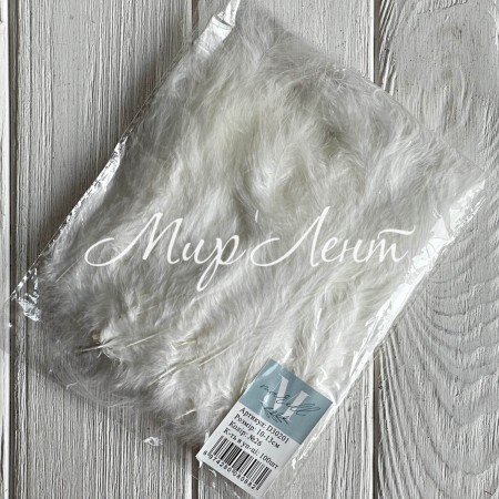 Перья (D30201), айвори, 10-13 см, упаковка 100 шт.