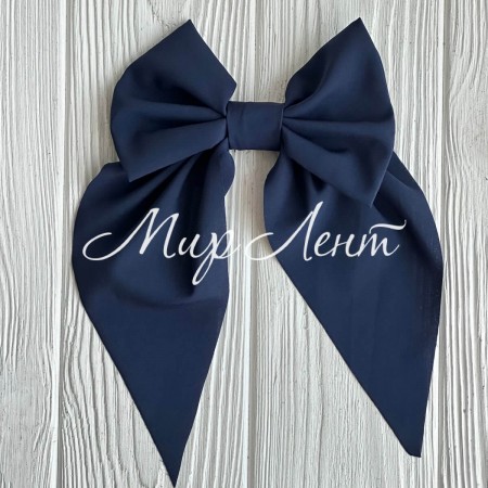Бант платок софт маленький, 13х22 см, сапфировый, шт.