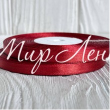 Атлас 0,6 см, каштановый, рулон 33 м