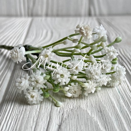 Незабудки, 16 см, белые, упаковка 60 шт.