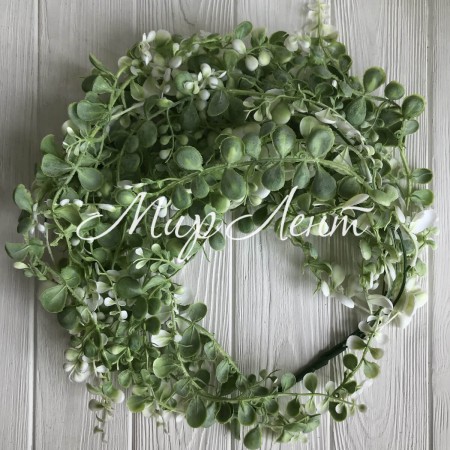 Свисающая ветка горошка, 92 см, зеленый с белым, шт.